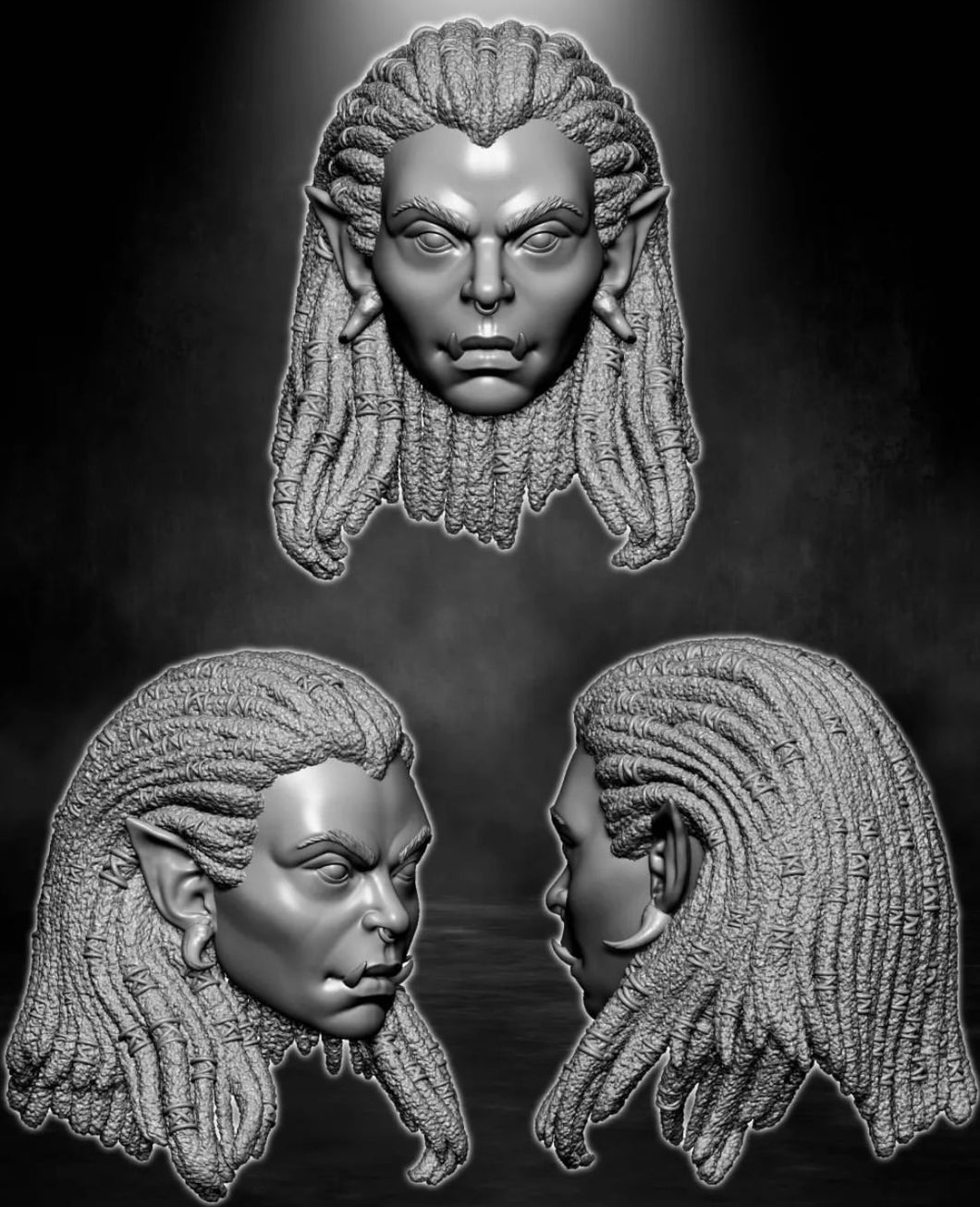 Orc Female - Dreads