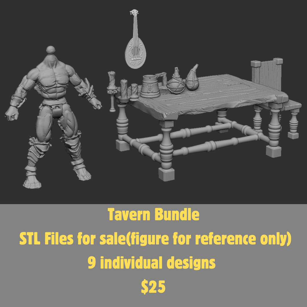 Tavern Bundle - STL FILE ONLY