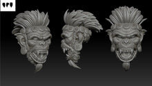 Load image into Gallery viewer, Paz-The Peaceful Warrior Ape-Angry
