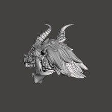 Load image into Gallery viewer, Dragon Warrior Head w/ Flex Resin Jaw

