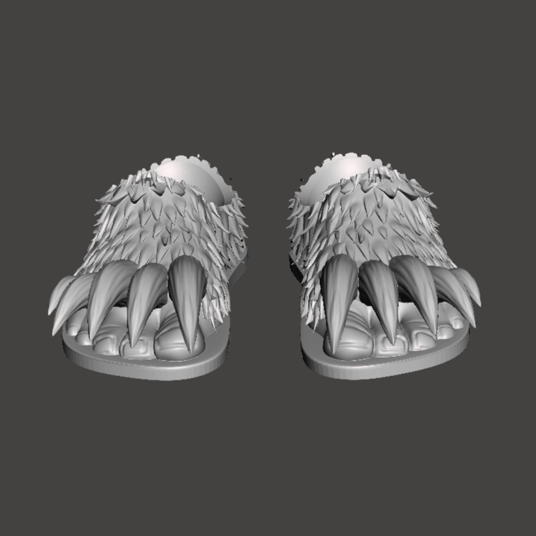 Zuko the Enforcer Bear Claw Feet