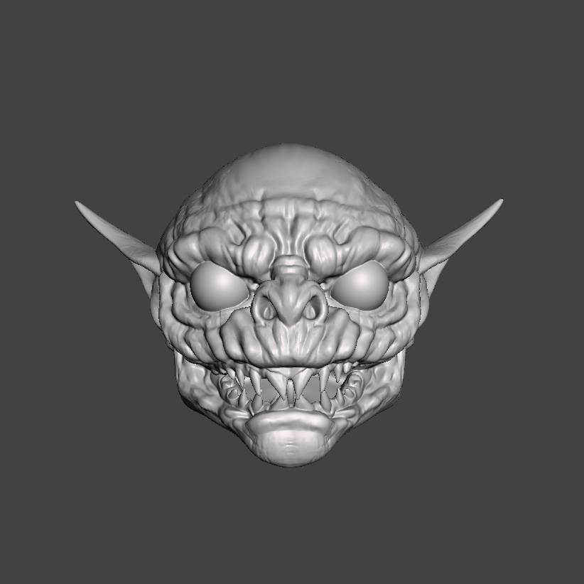 Goblin Berserker Head