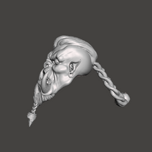 Load image into Gallery viewer, Bone Breaker Orc Braided Head
