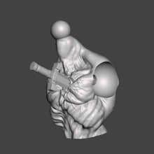 Load image into Gallery viewer, Vampire Naked Torso w/ Knifed Heart
