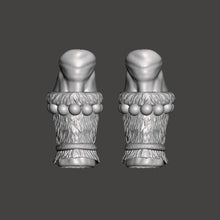 Load image into Gallery viewer, Aztec Jaguar God Leg Armor

