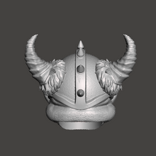 Load image into Gallery viewer, War Pig Head With Helmet
