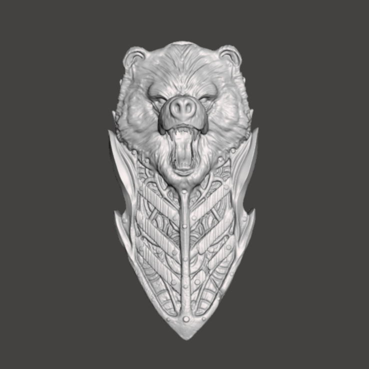 Noble Warrior Bear Shield