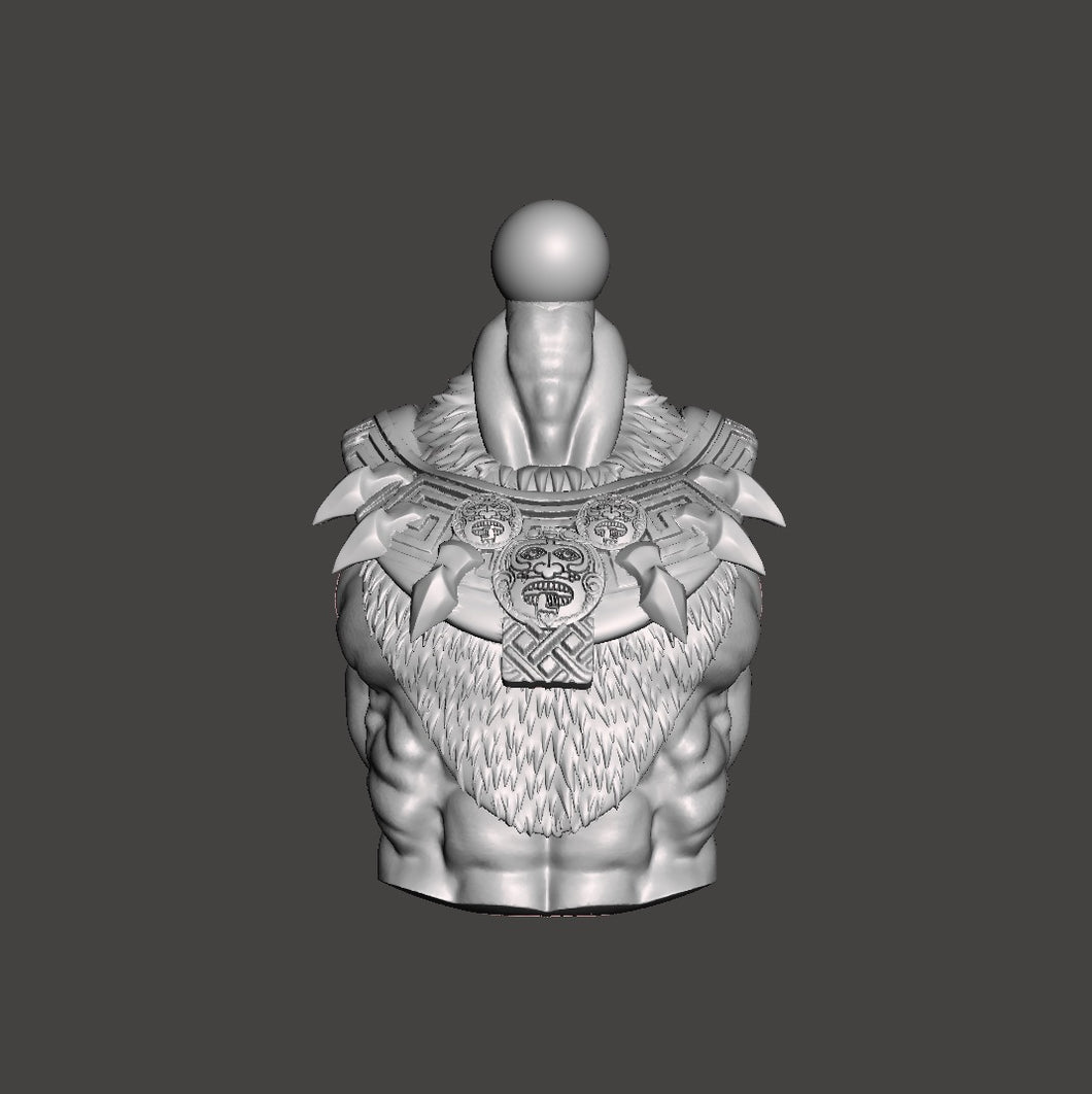 Aztec Jaguar God Torso