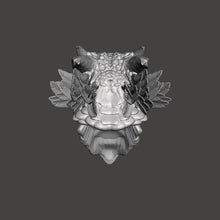 Load image into Gallery viewer, Bone Breaker Orc Dragon Head
